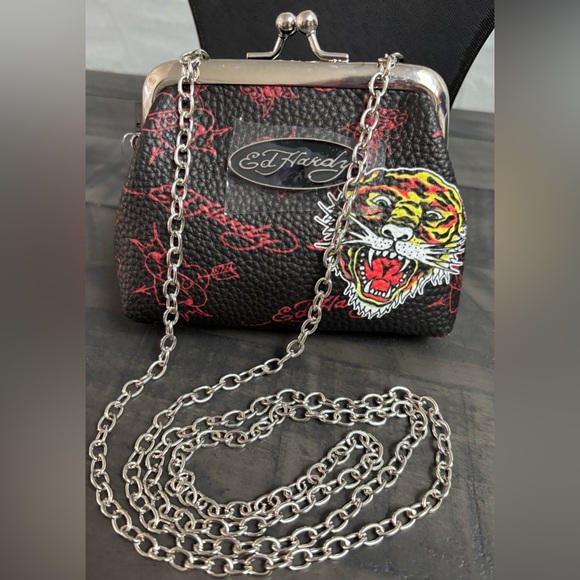 Ed Hardy Handbags - Ed Hardy Crossbody Coin Purse